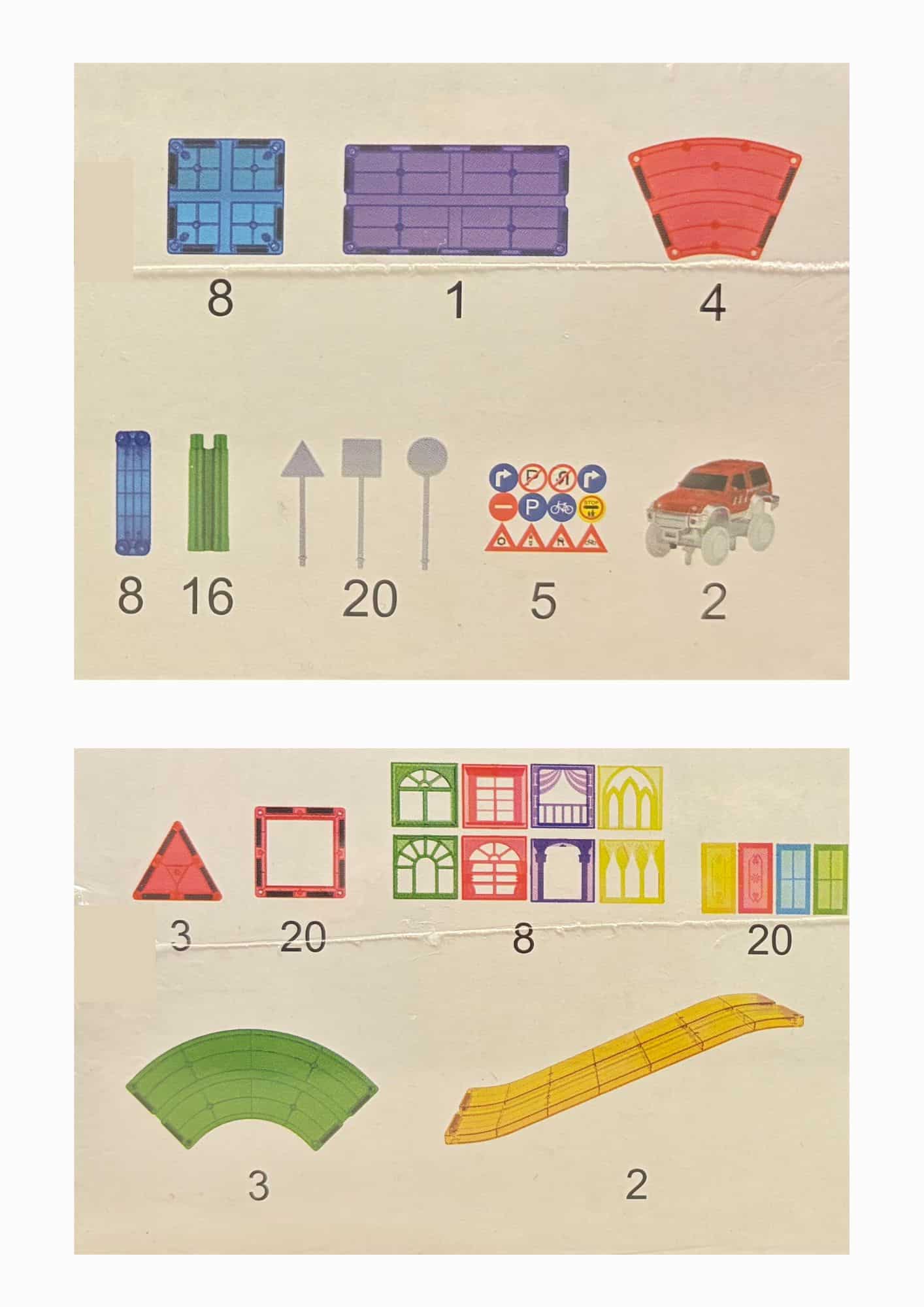 פליימאגר מסלול מכוניות 120 חלקים - מקורי!