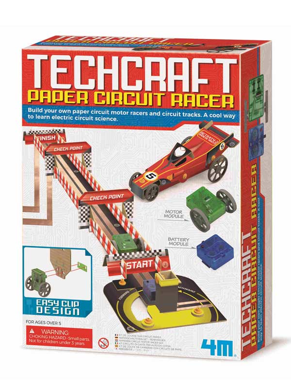 מדע ירוק - מכונית מרוץ מנייר מונעת טכנולוגיה