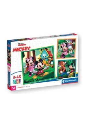 פאזל מיקי וחברים (3X48 חלקים)