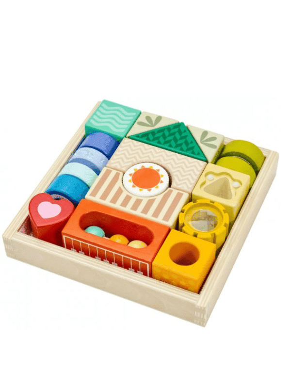 קוביות חושים מעץ