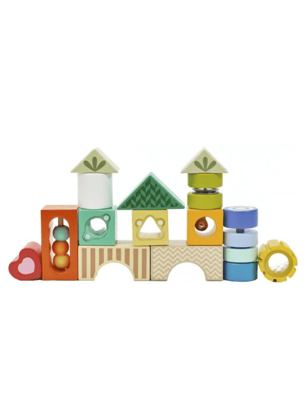 קוביות חושים מעץ