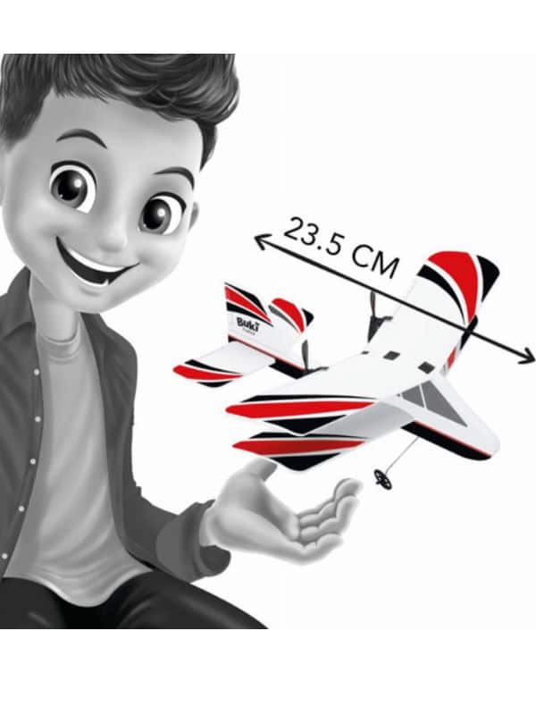 מטוס קל עם ג'יירוסקופים שלט וסוללה נטענת - בוקי צרפת