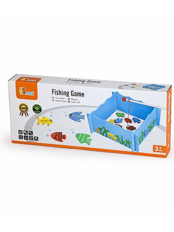 ויגה - משחק דגים בריכה + חכות מגנטיות