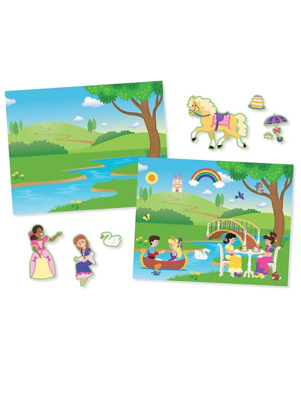 חוברת מדבקות ארמון נסיכות - מליסה ודאג