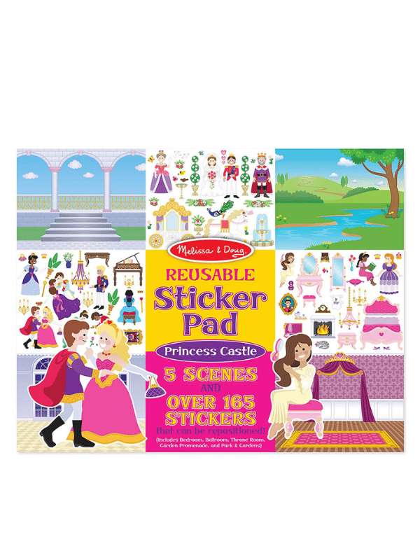 חוברת מדבקות ארמון נסיכות - מליסה ודאג