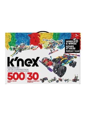 סט הרכבה גלגלים וכנפיים - 500 חלקים - k'nex (קונקס)