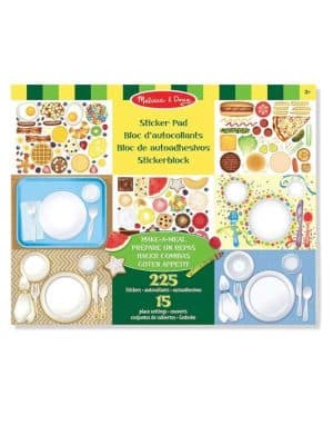 חוברת מדבקות מכינים ארוחה - מליסה ודאג