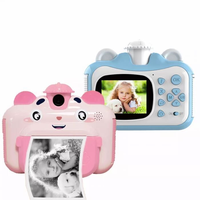 מצלמה מדפיסה - מובייל (כחול)