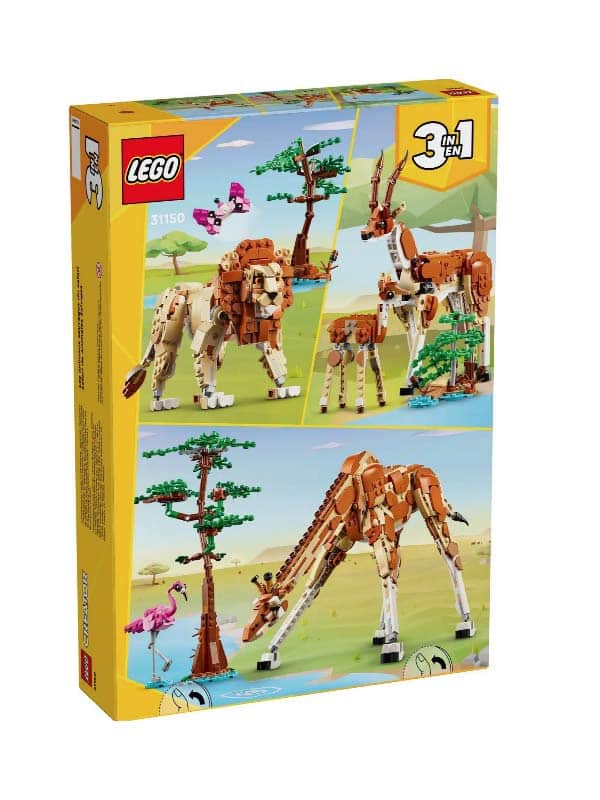 לגו קריאטור 31150 - חיות בר בספארי