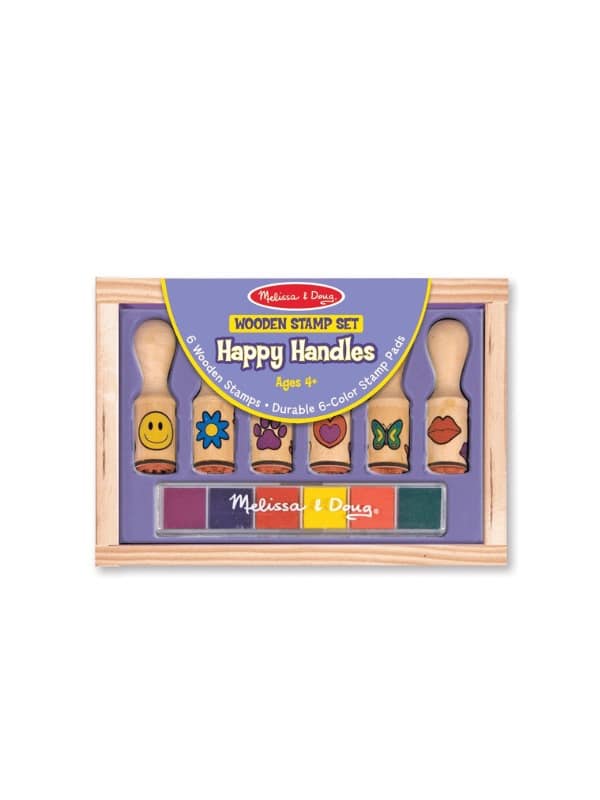 סט חותמות קטן עם ידית - מליסה ודאג