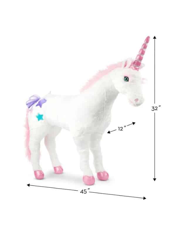 בובת ענק חד קרן - מליסה ודאג