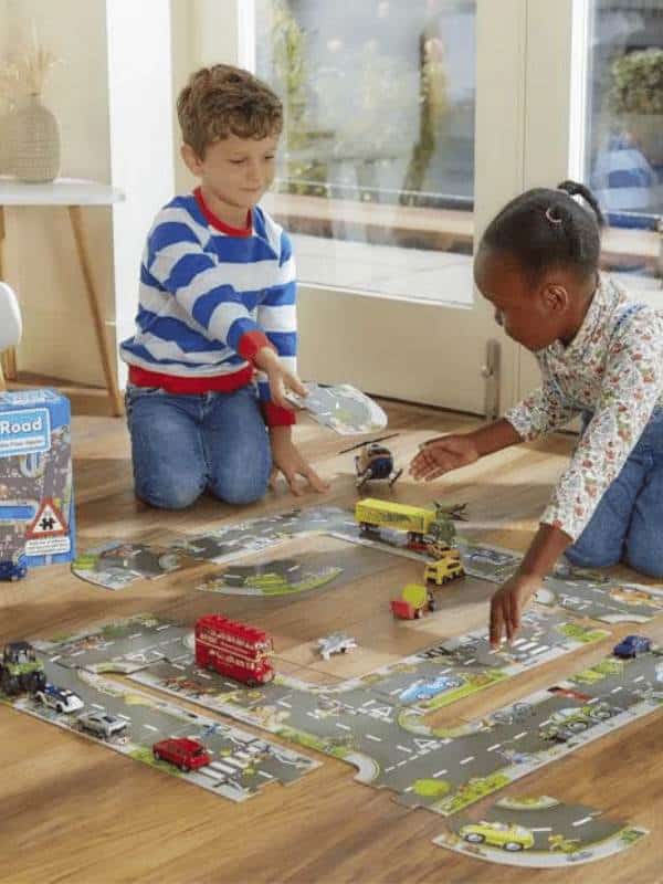 פאזל ענק זהירות בדרכים - Giant Road