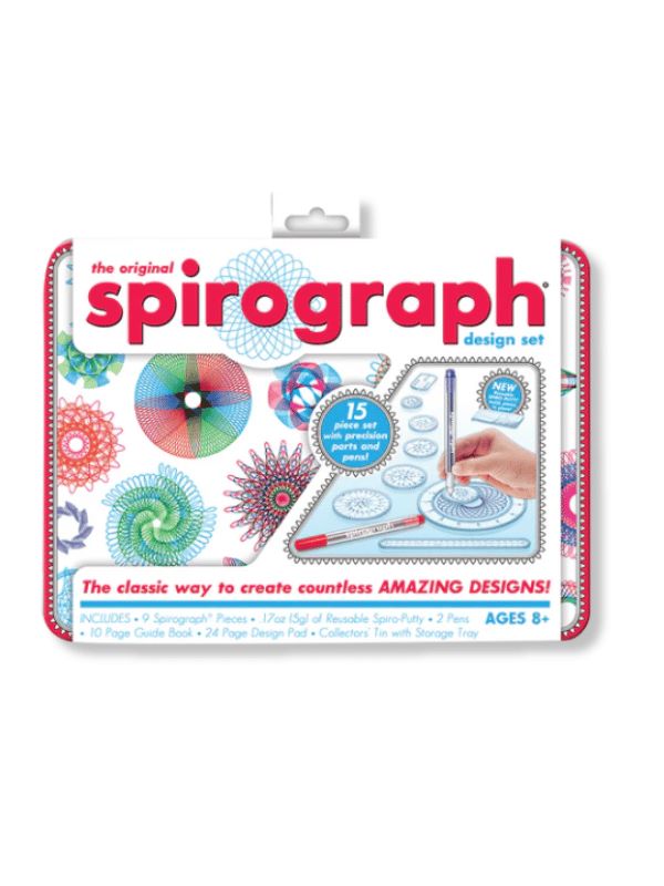 ספירוגרף - סט בקופסת פח מבית Spirograph