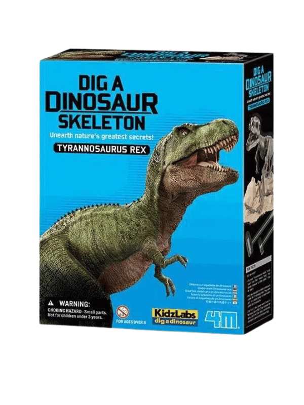 חפירת שלד דינוזאור TREX - מבית 4M