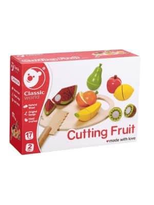 סט חיתוך פירות מעץ