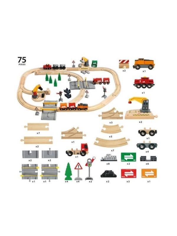 מסילת רכבת + תחנת נסיעה והטענה 33165 בריו