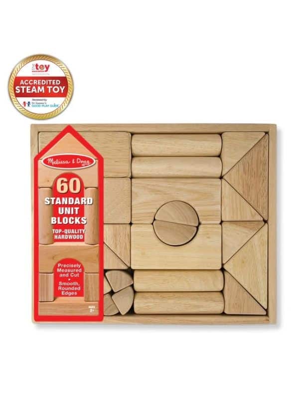 סט קוביות עץ 60 חלקים - מליסה ודאג