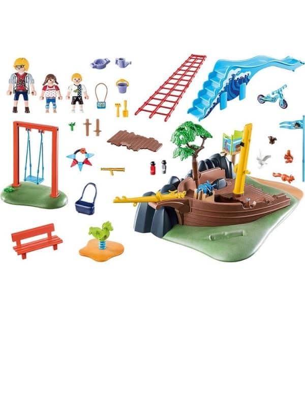 גן שעשועים עם ספינה טרופה - פליימוביל 70741