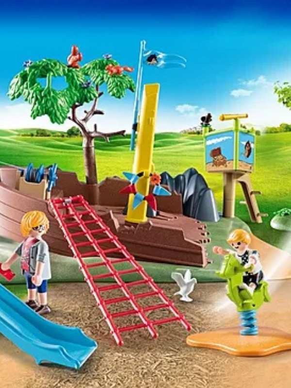 גן שעשועים עם ספינה טרופה - פליימוביל 70741