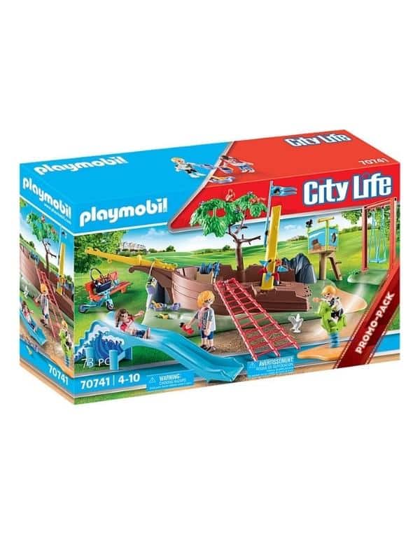 גן שעשועים עם ספינה טרופה - פליימוביל 70741