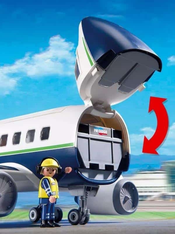 מגדל פיקוח עם מטוס מטען ונוסעים - פליימוביל 71392