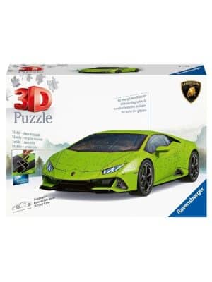 פאזל תלת מימד למבורגיני HURACAN ירוקה - 156 חלקים