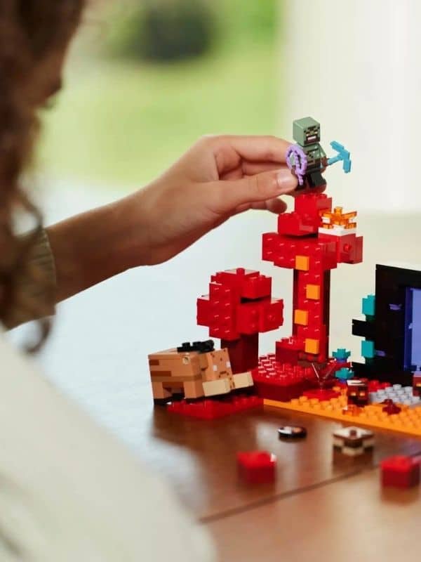 לגו מיינקראפט 21255 - מארב הפורטל לנת'ר