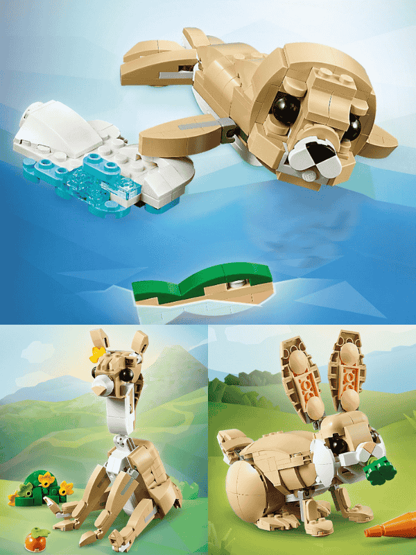 לגו 31162 - ארנב חמוד