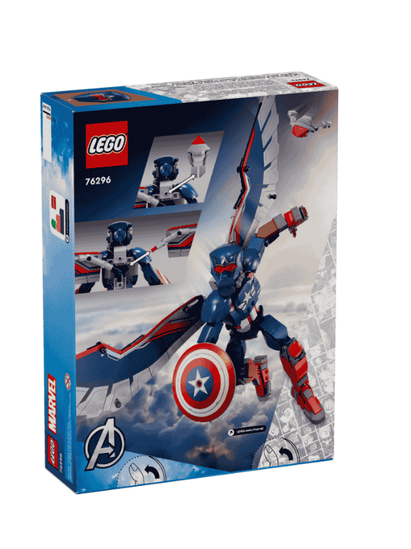לגו מארוול 76296 - הדמות החדשה של קפטן אמריקה