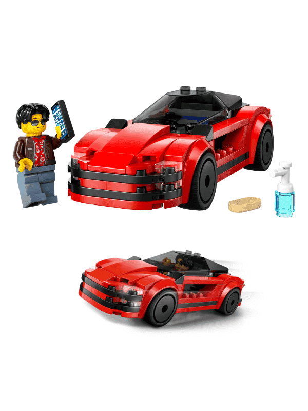 לגו סיטי 60448 - מכונית ספורט אדומה