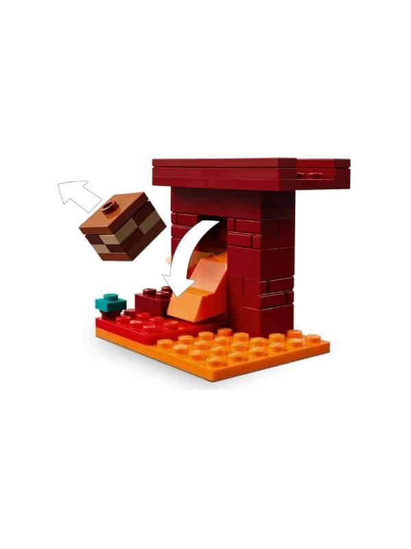 לגו מיינקראפט 21266 - קרב בנת'ר לבה