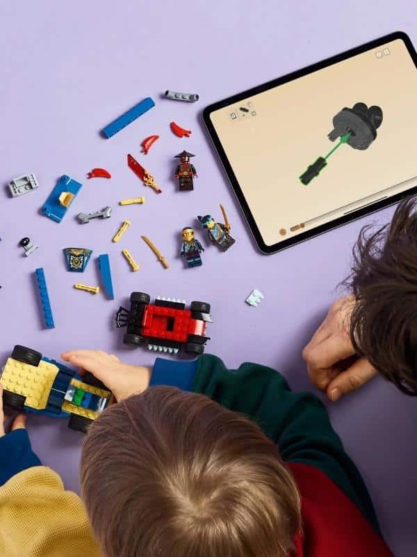 לגו נינג'גו 71840 - רוג נגד דריקס בדו קרב מכוניות מרוץ