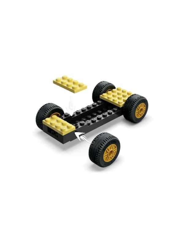 לגו נינג'גו 71840 - רוג נגד דריקס בדו קרב מכוניות מרוץ