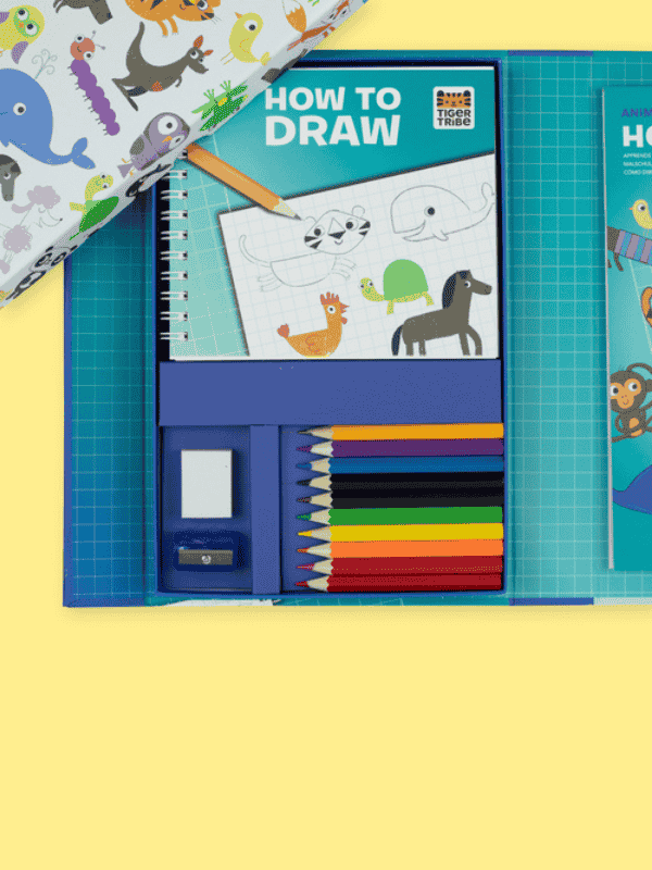 איך לצייר חיות - TigerTrib