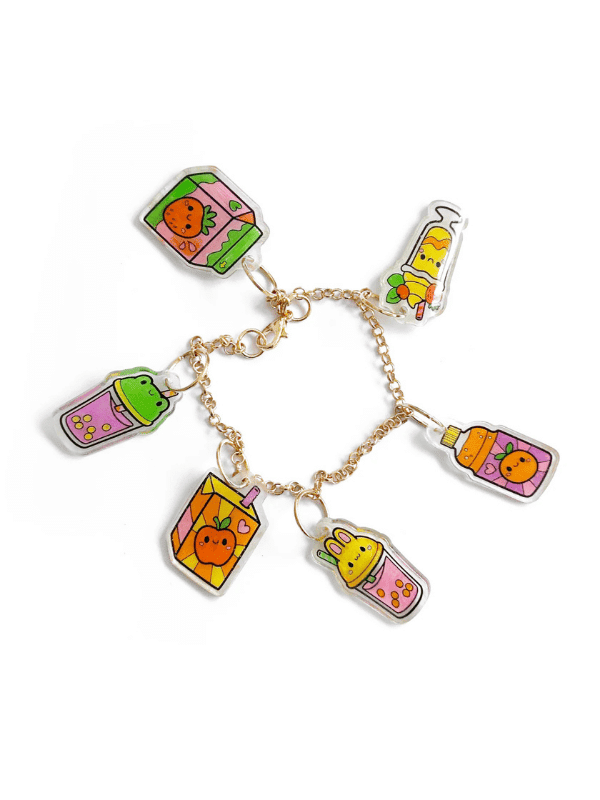 מיני שרינקיס תליונים ורוד - Tiger Tribe