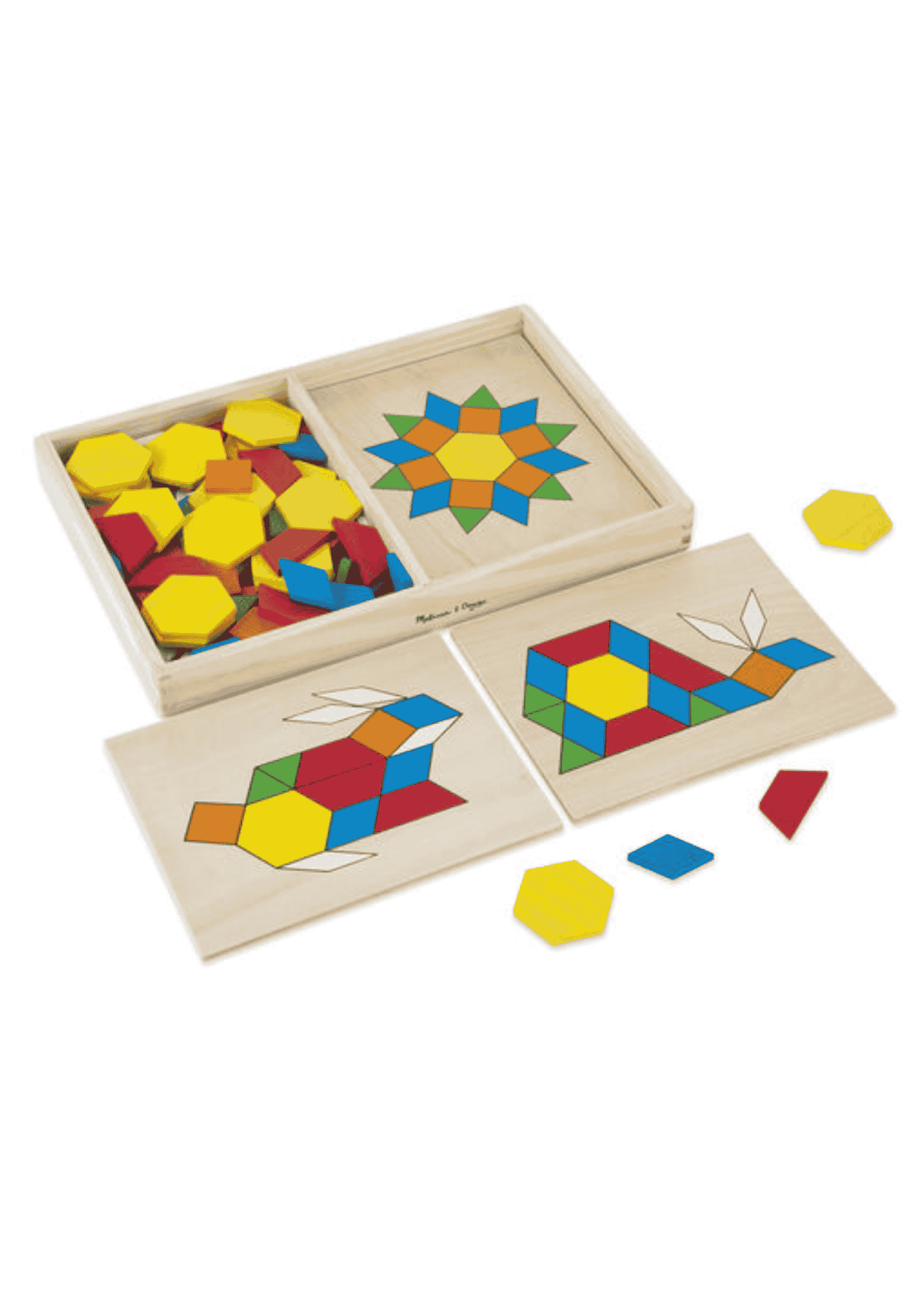 צורות הנדסיות מעץ - מליסה ודאג