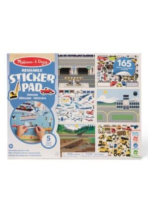 חוברת מדבקות כלי תחבורה - מליסה ודאג