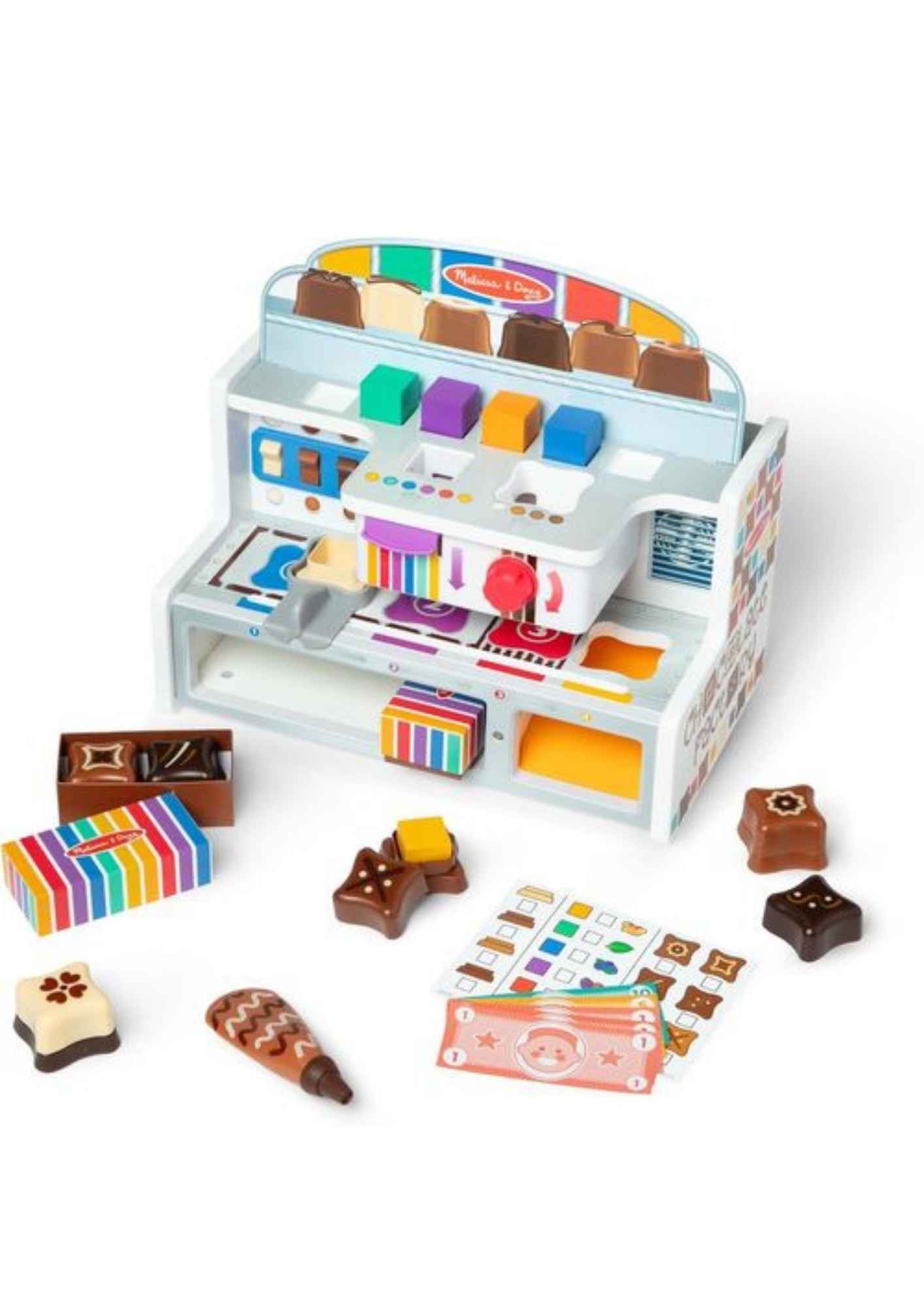 דוכן מעץ מפעל השוקולד - מליסה ודאג