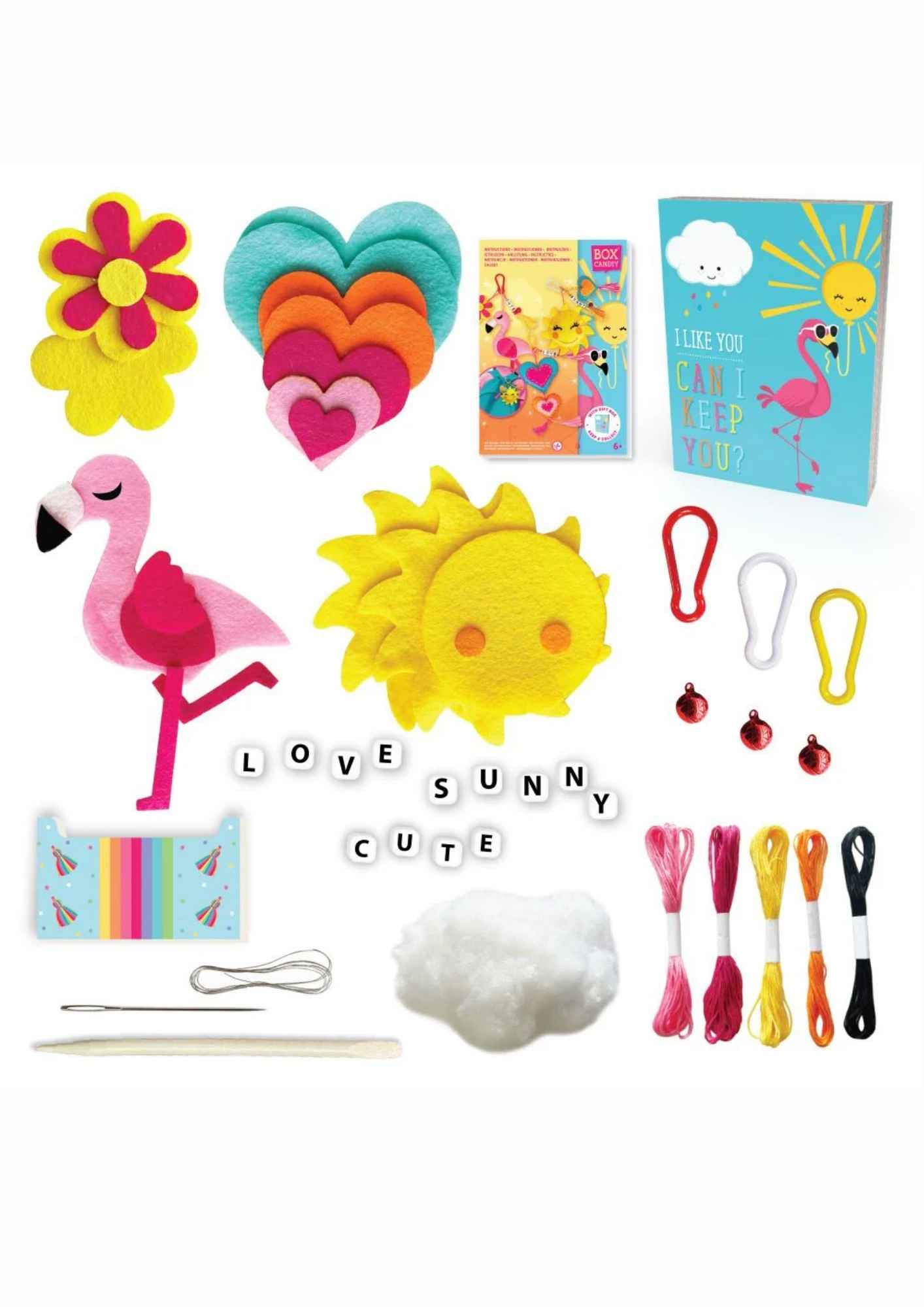 ערכה לתפירת קישוטים לתיק - Box Candiy