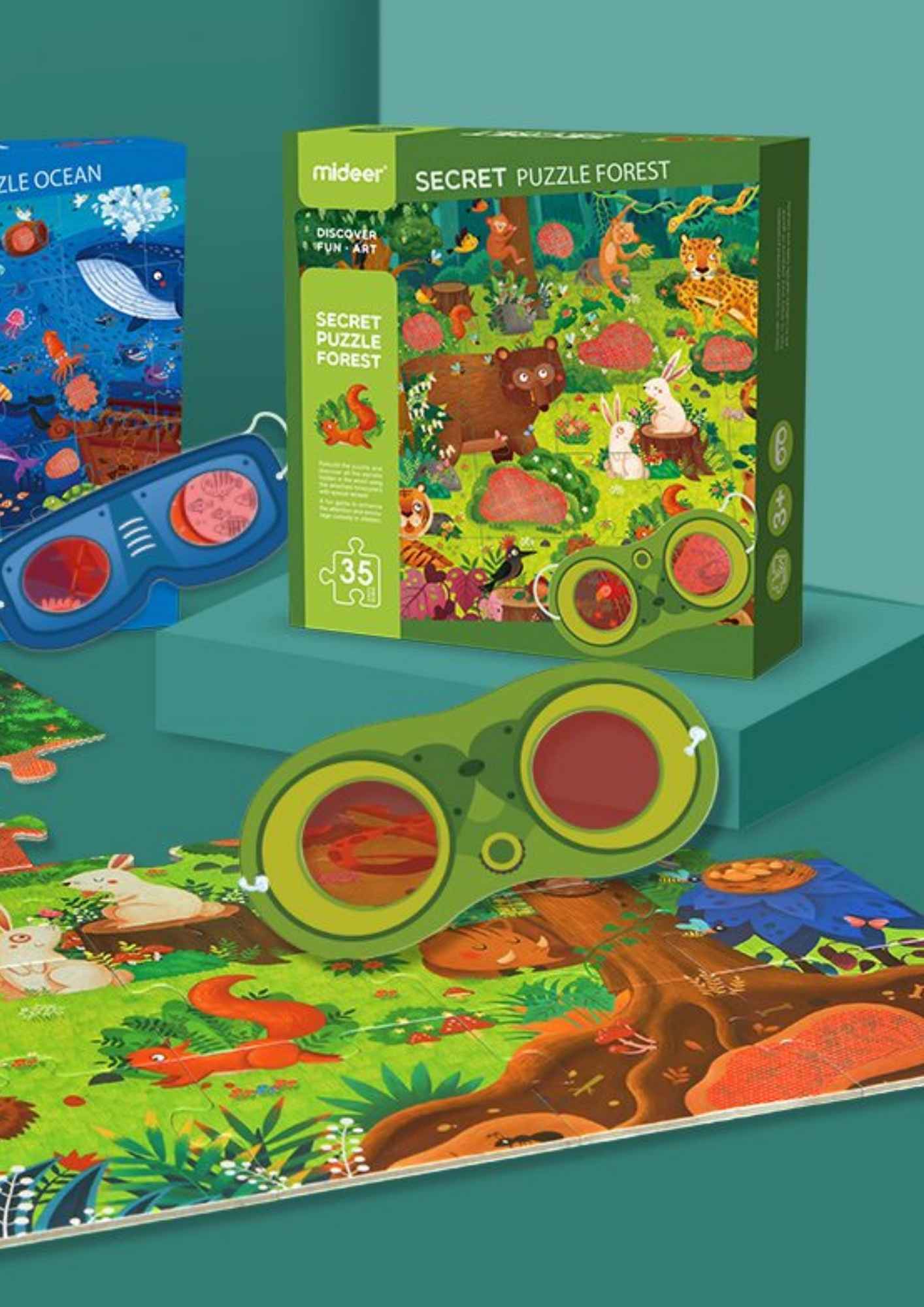 פאזל סודי - היער הקסום Mideer