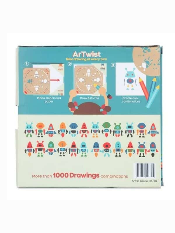 ארטוויסט שבלונת ציור חלל - קיפוד (Kipod)