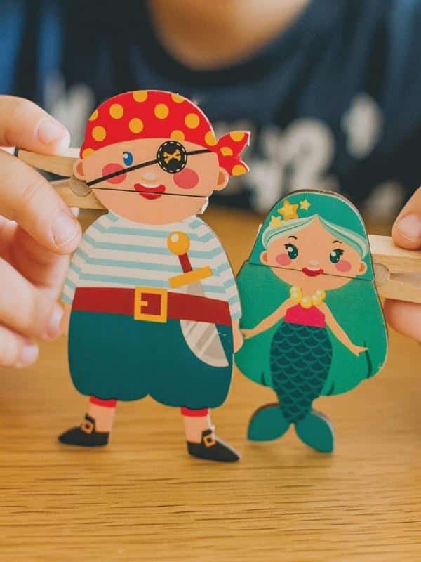 אטבובים בובות אטב פיראטים - קיפוד (Kipod)