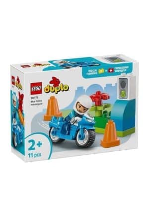 לגו דופלו 10471 - אופנוע משטרתי כחול