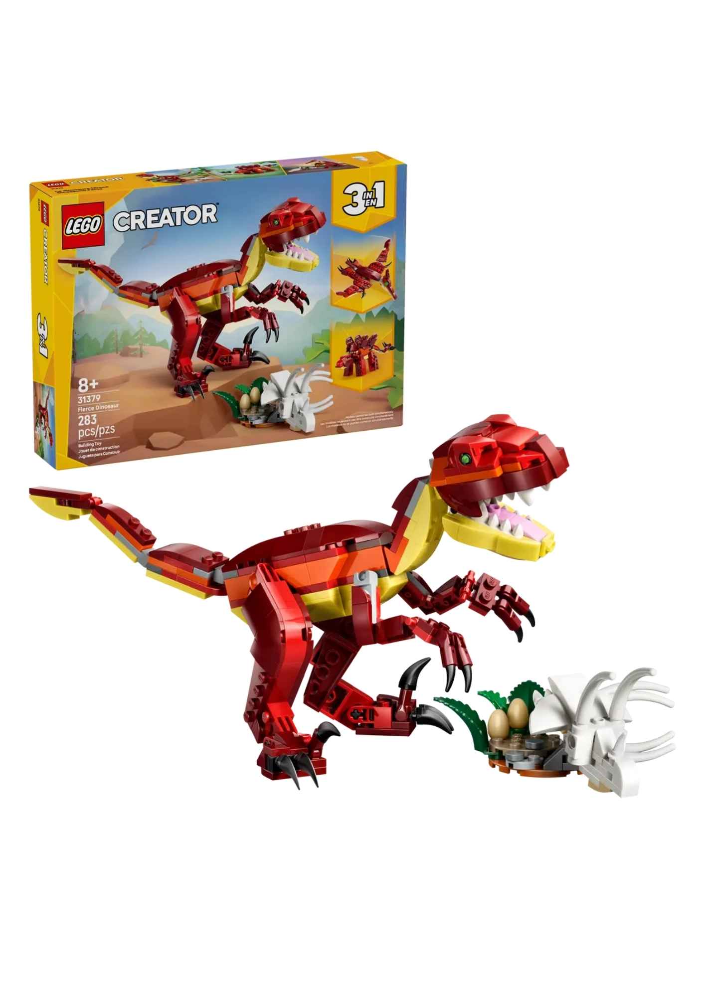 לגו קריאטור 31379 - דינוזאור פראי