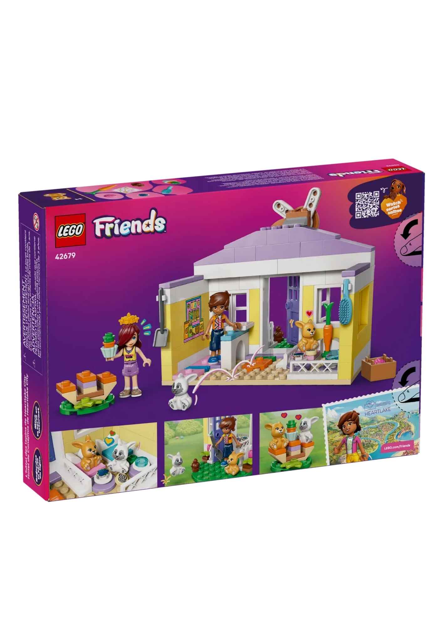 לגו חברות 42679 - מלון הארנבים בהארטלייק סיטי