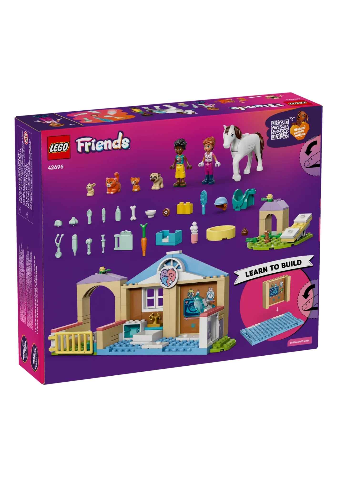 לגו חברות 42696 - מרפאת חיות