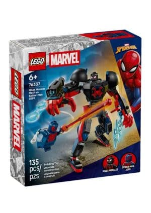 לגו מארוול 76337 - רובוט מיילס מוראלס נגד ספיידרמן