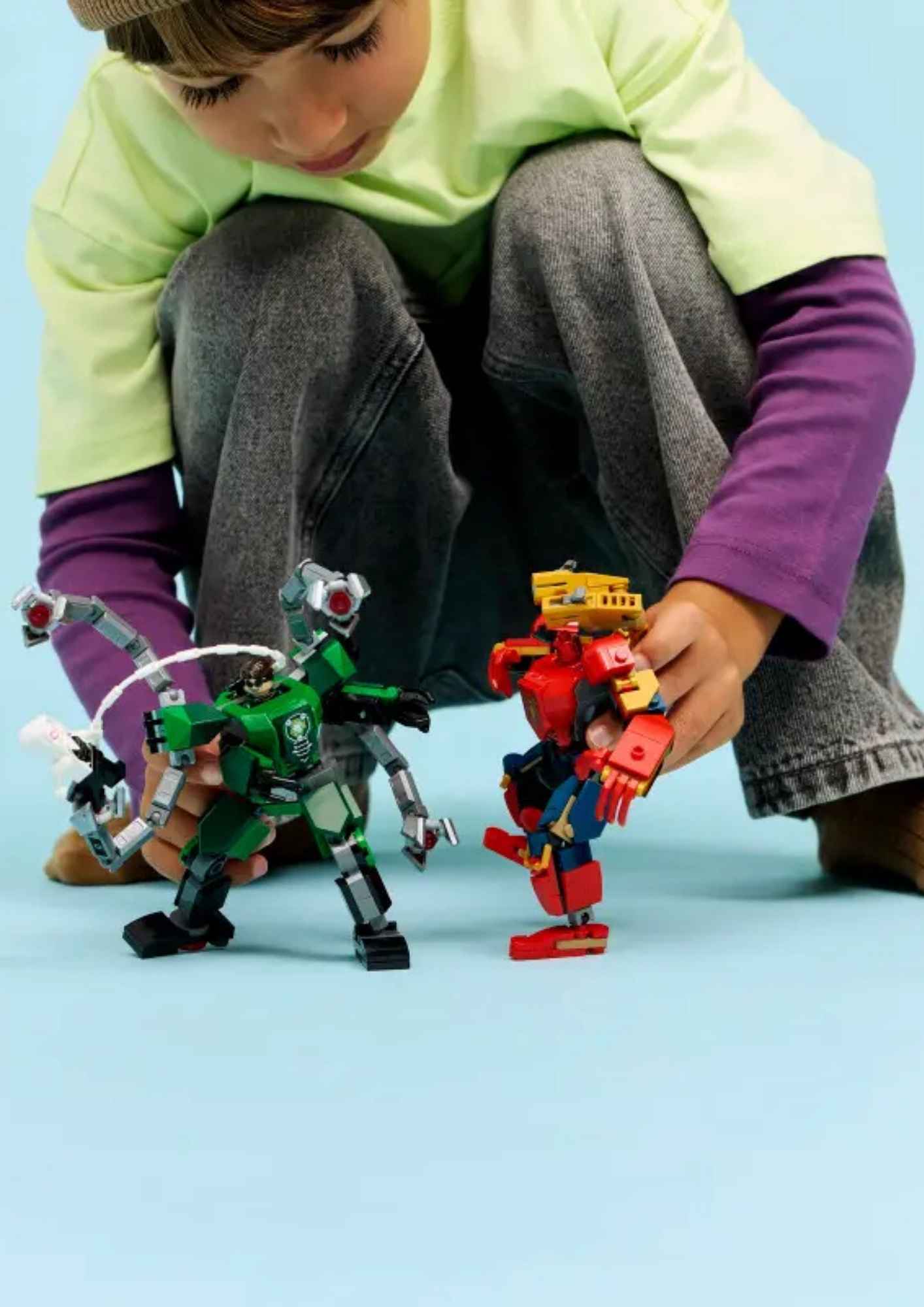 לגו מארוול 76338 - קרב רובוטים: ספיידרמן נגד דוק אוק