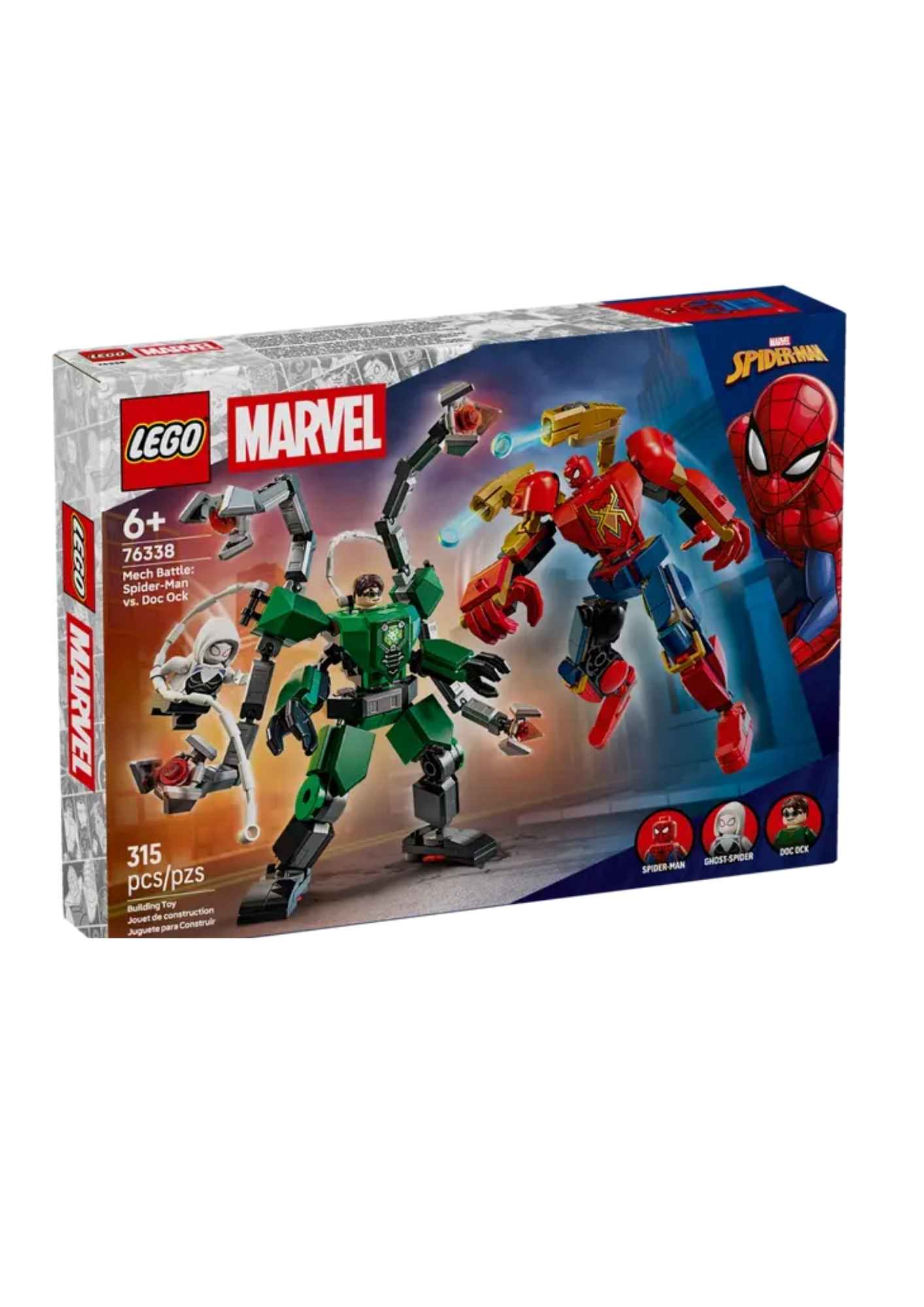 לגו מארוול 76338 - קרב רובוטים: ספיידרמן נגד דוק אוק