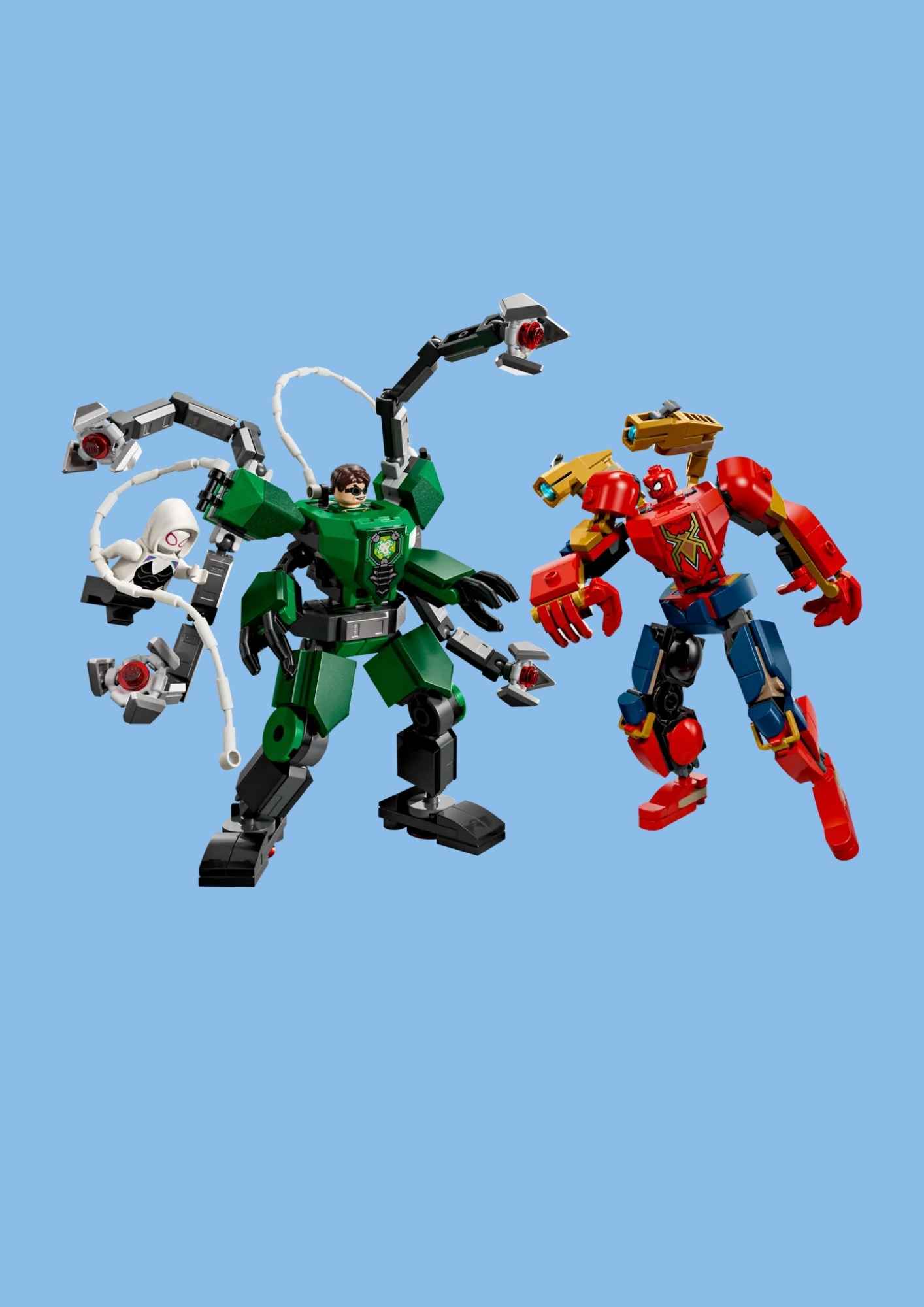 לגו מארוול 76338 - קרב רובוטים: ספיידרמן נגד דוק אוק